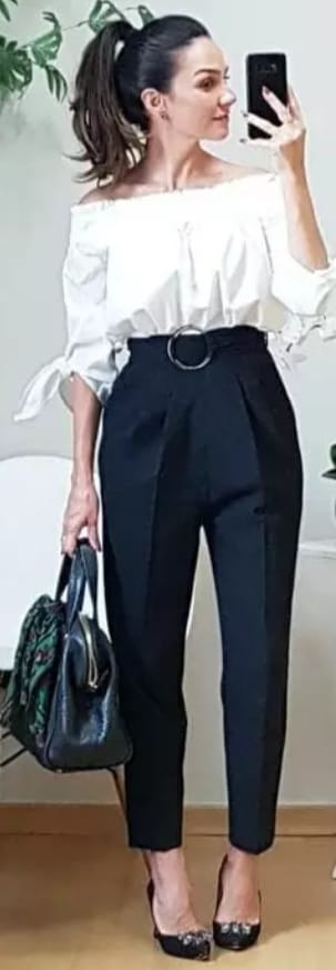 Aluna estilosa representando o curso OutFit stylist